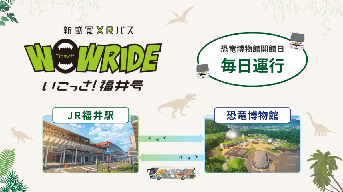 新感覚XRバスWOW RIDE いこっさ！福井号